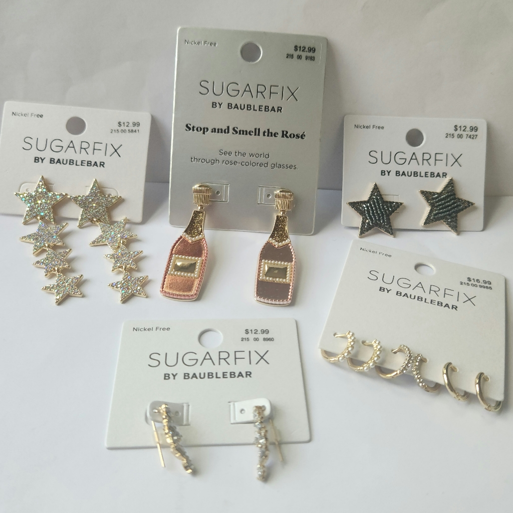 Lot Of 5 Different Styles Sugarfix Earrings 25$